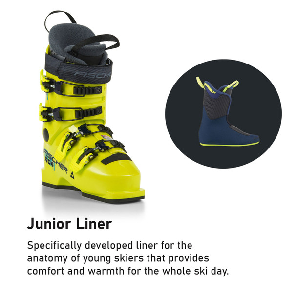 product variation FISCHER RC4 65 JR Yellow/Yellow Alpine Boots (U19425) image