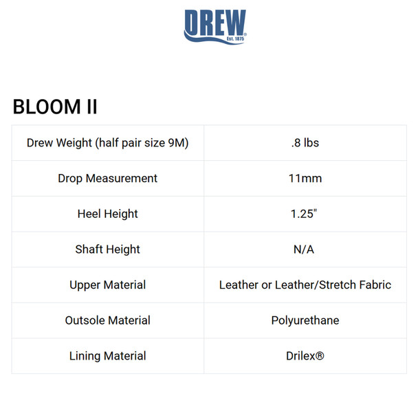 product variation DREW Women's Bloom II Black Leather Shoes (14353-12) image