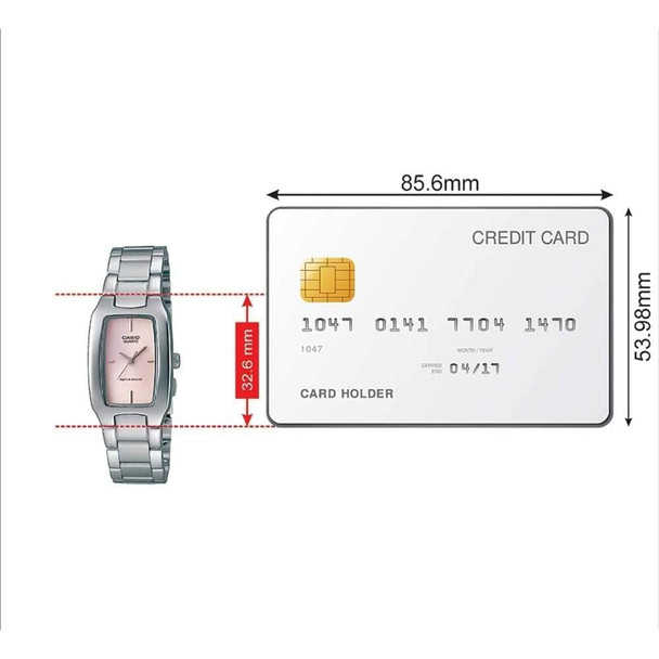 product variation CASIO Enticer Ladies Analog Pink Dial Watch (LTP1165A-4C) image