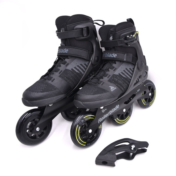 product variation Open Box (Great condition, limited use): ROLLERBLADE MACROBLADE 110 3WD, Color: Black/Lime, Size: 10 (072204001A1-10) image