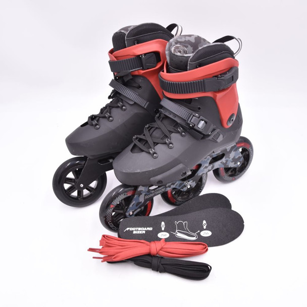 product variation Open Box (Great condition, limited use): ROLLERBLADE Twister 110, Color: Black/Red, Size: 7/7.5 (07220900741-7/7.5) image