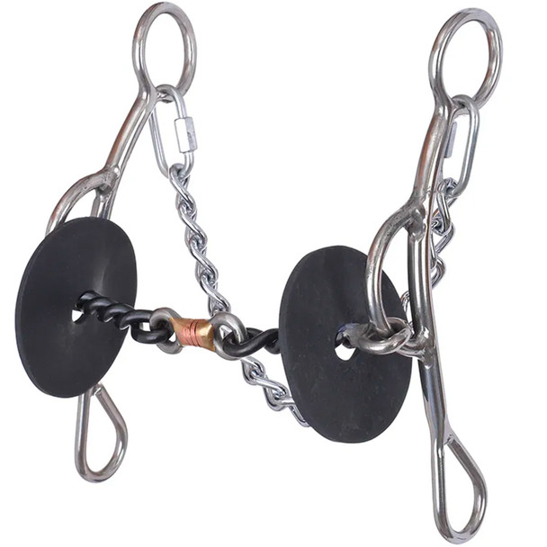 product variation CIRCLE Y Reinsman Josey-Mitchell Xtra Short Reverse Gag Bit (0119-0000) image