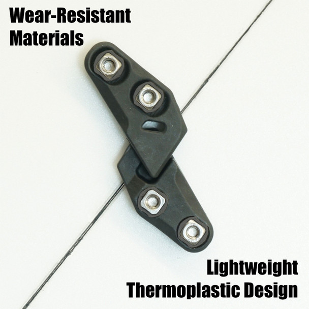 product variation SPARK R&D Through-Mount Black Molded Fixie Clips (AC283) image