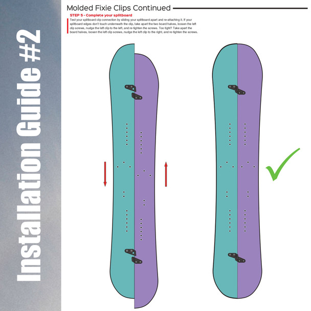 product variation SPARK R&D Through-Mount Black Molded Fixie Clips (AC283) image