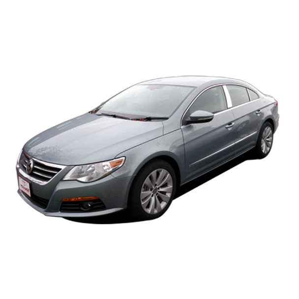 product variation QAA 4-Piece Stainless Steel Pillar Trim Fits Volkswagen CC 2009-2017 (PP29661) image