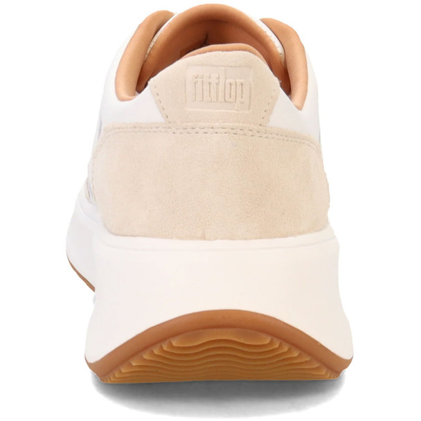 product variation Open Box (Damaged package): FITFLOP F-Mode Leather/Suede Flatform Sneakers, Color: Urban White, Size: 6 (FR1-194-040) image