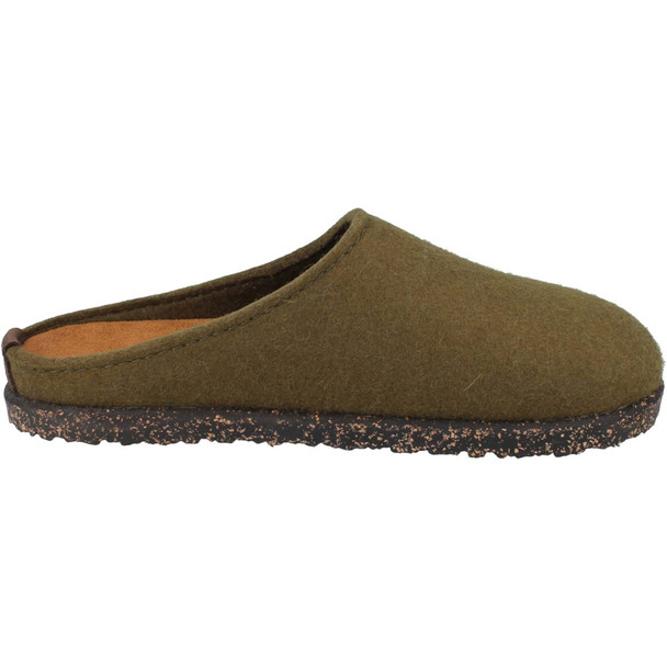 product variation HAFLINGER Women's Manhattan Olive Green Slippers (391001-116) image