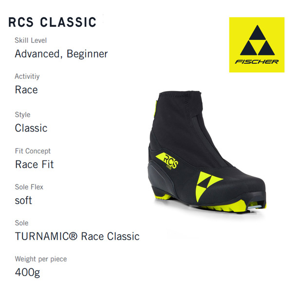 FISCHER RCS Classic Cross-Country Ski Boots S16825