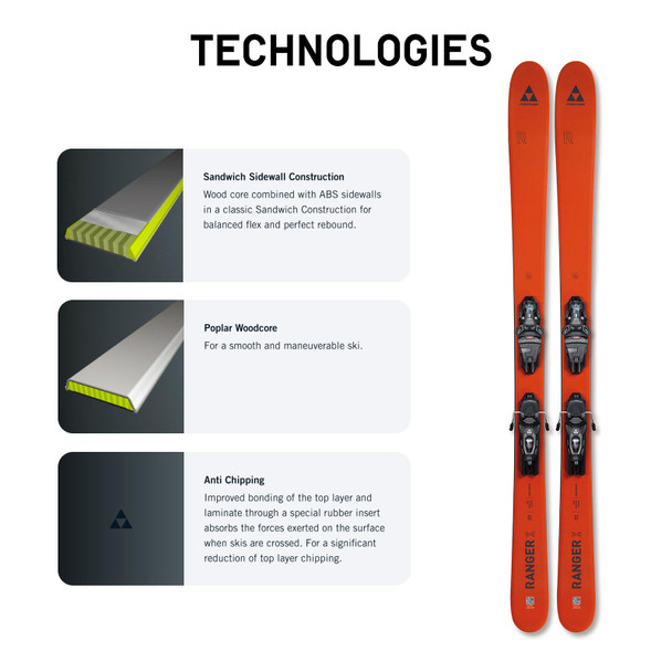 FISCHER Ranger X Freeride Alpine Ski Set P22225-T40723