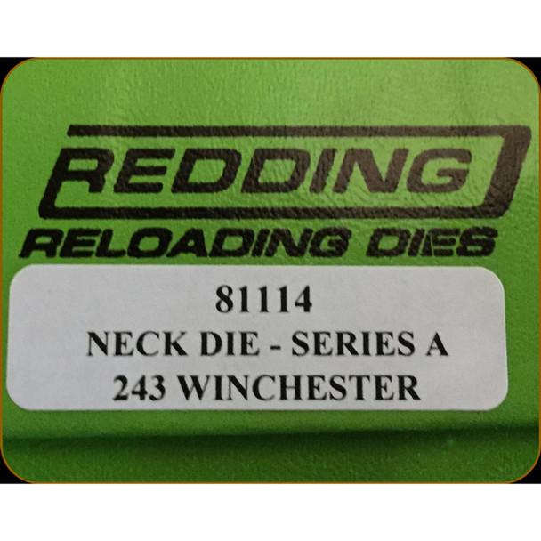 product variation REDDING 243 Winchester Neck Sizing Die (81114) image