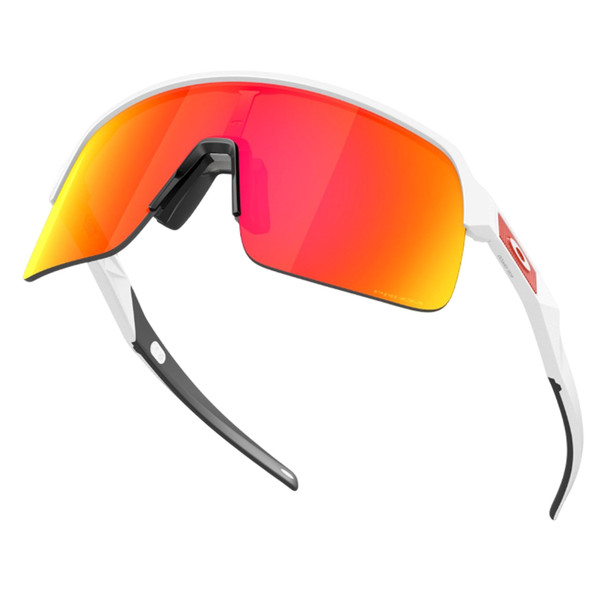product variation OAKLEY Men's Sutro Lite Sunglasses w/ Matte White Frame and Prizm Ruby Lens (OO9463-1839) image