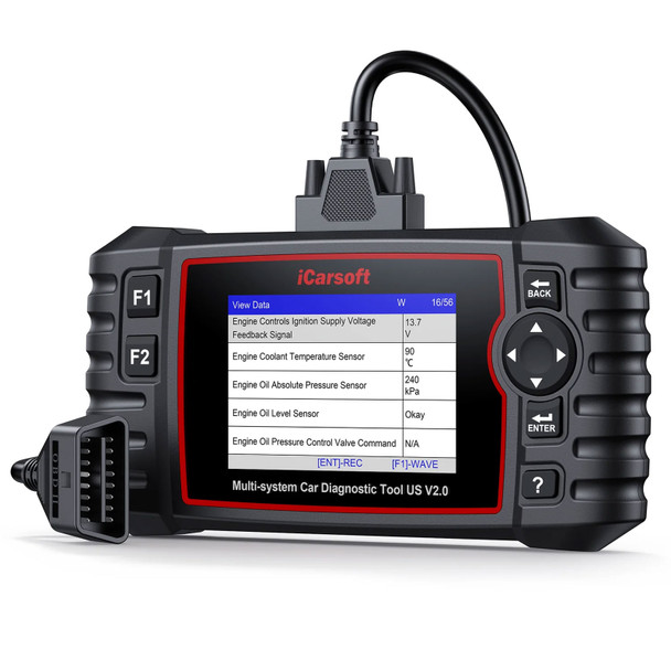 product variation ICARSOFT US V2.0 Car Diagnostic Scanner for US Ford/GM/Chrysler/Jeep (US-V2.0) image