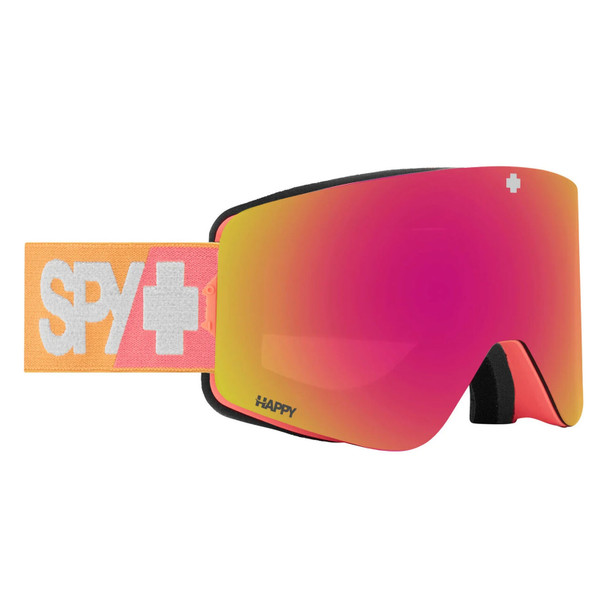 product variation SPY Marauder SE Creamsicle Frame Happy Bronze with Pink Mirror and Happy LL Persimmon with Silver Mirror Lens Goggles (3100000000316) image