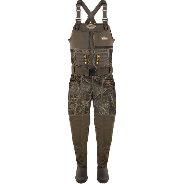 product variation Open Box (Damaged package): DRAKE Buckshot Eqwader 1600 Neoprene Wader 3.0 - Stout, Color: Shadowgrass Habitat, Size: 10 (DF8501-022-10) image