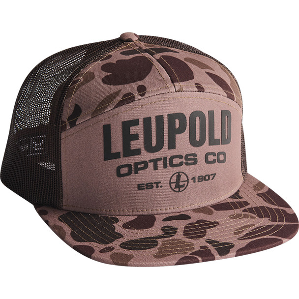 product variation LEUPOLD Men's Bark Duck Camo 7 Panel Trucker (186778) image