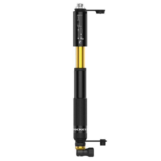 product variation LEZYNE Pocket Drive CO2 Black/Gold Bike Hand Pump (1-MP-PKDRCO2-V104) image