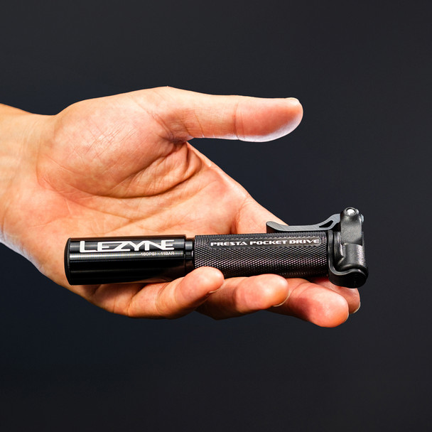 product variation LEZYNE Presta Pocket Drive Black/Gold Bike Hand Pump (1-MP-PSTAPK-V104) image