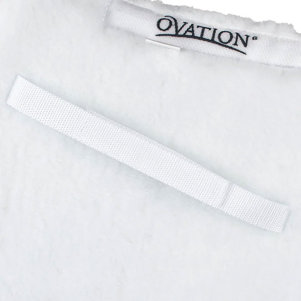 product variation OVATION Fleece Hunter White Saddle Pad with Quilted Lining (400758WHT) image