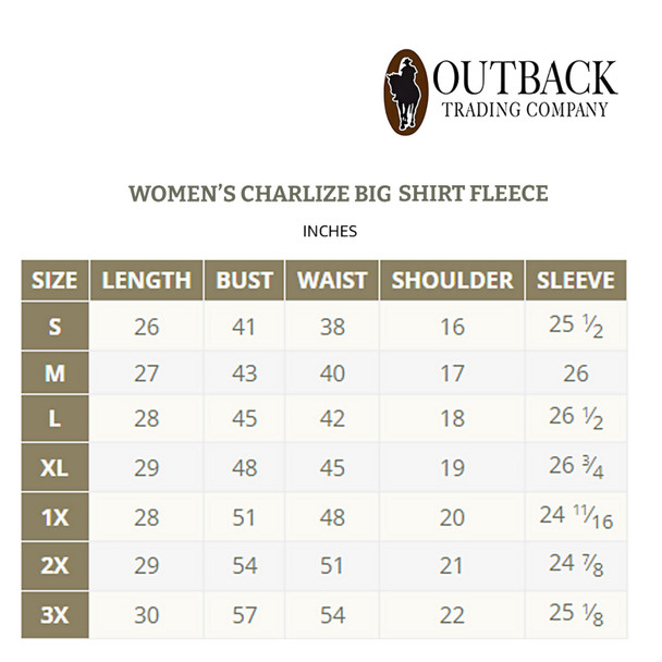 product variation OUTBACK TRADING Women's Charlize Rust Big Shirt (42200-RST) image