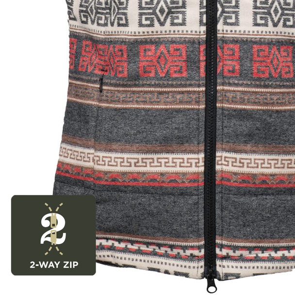 product variation OUTBACK TRADING Women's Rory Red Vest (29899-RED) image