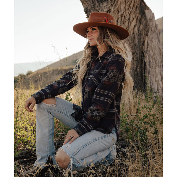 product variation OUTBACK TRADING Women's Brianna Black Shirt (42235-BLK) image