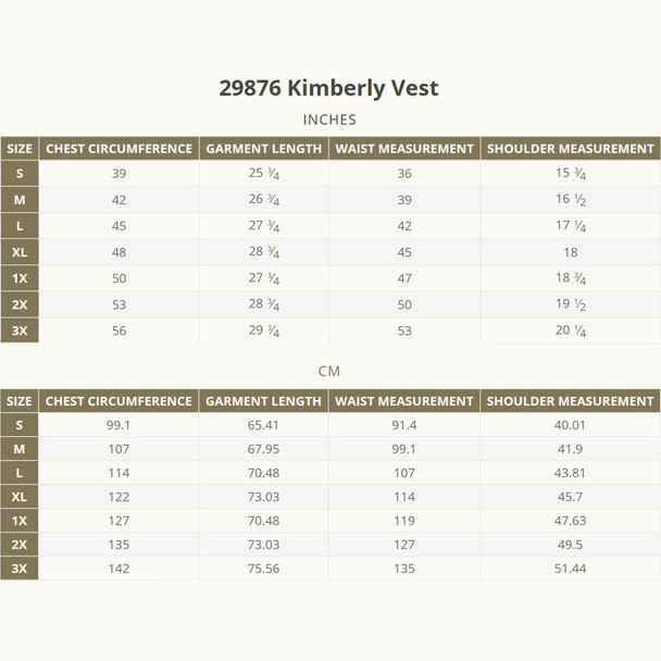 product variation OUTBACK TRADING Women's Kimberly Black Vest (29876-BLK) image