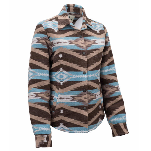 product variation OUTBACK TRADING Women's Daphne Light Brown Shirt Jacket (48702-LBN) image