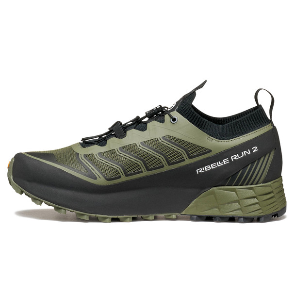 product variation SCARPA Men's Ribelle Run 2 Olive/Black Trail Running Shoes (33086/351) image