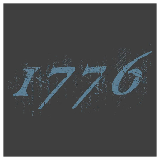 product variation GRUNT STYLE Unisex 1776 Flag Dark Heather Gray Hoodie (GS7619) image