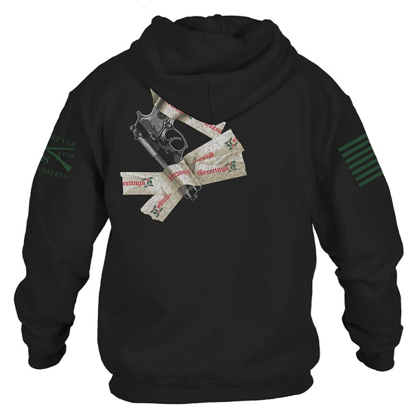 product variation GRUNT STYLE Unisex Yippee Ki Yay 2.0 Black Hoodie (GS4840) image