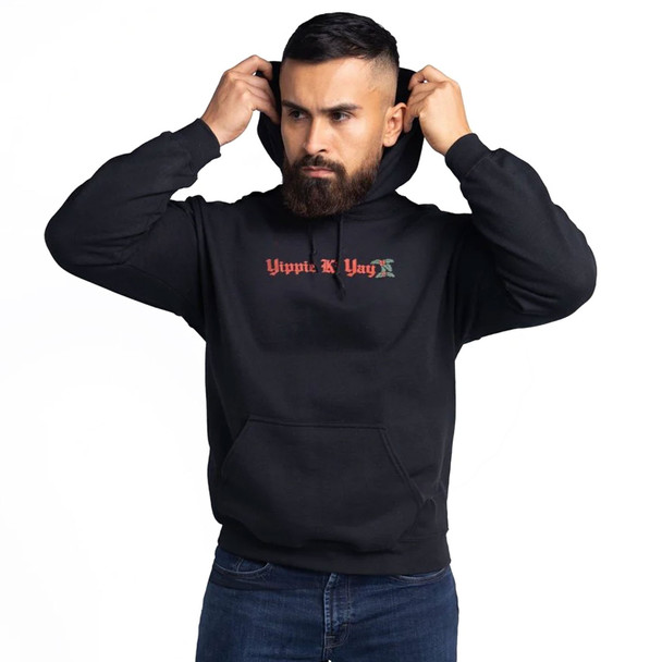 product variation GRUNT STYLE Unisex Yippee Ki Yay 2.0 Black Hoodie (GS4840) image