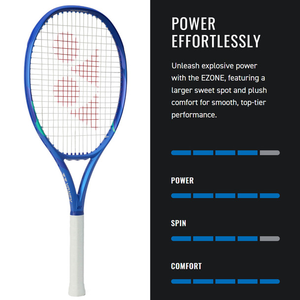 product variation YONEX Ezone 105 Blast Blue Tennis Racquet (EZ08105) image