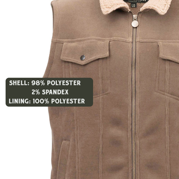 product variation OUTBACK TRADING Men's Calvin Brown Vest (29901-BRN) image