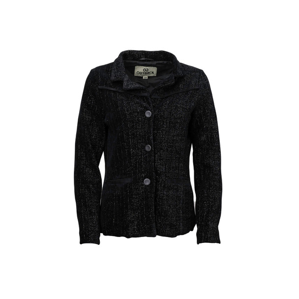 product variation OUTBACK TRADING Women's Dolly Black Jacket (29930-BLK) image
