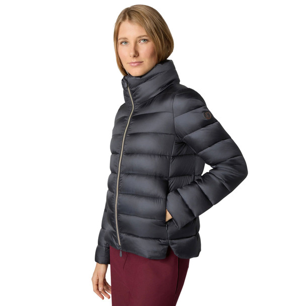 product variation SAVE THE DUCK Women's Elsie Ebony Grey Puffer Jacket (D30520W-IRIS21-S-10023) image