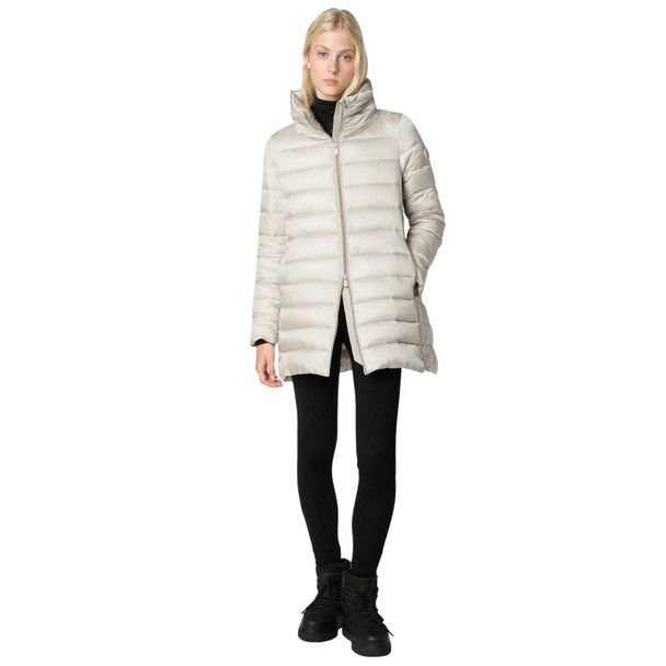 product variation SAVE THE DUCK Women's Lydia Rainy Beige Puffer Jacket (D43620W-IRIS21-S-40019) image