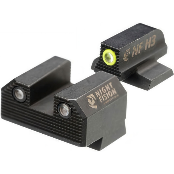 product variation NIGHT FISION Optics Ready Yellow Front Ring Stealth Night Sight Set for Canik Mete SF & TP9 Pistols (CNK-029-187-250-YGZG) image