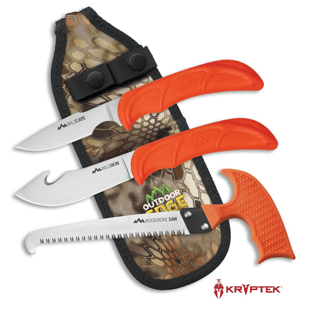 product variation OUTDOOR EDGE Wildguide 3-Piece Field Dressing Set w/ Kryptek Sheath (WG-10C) image