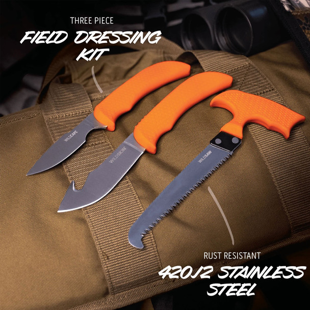 product variation OUTDOOR EDGE Wildguide 3-Piece Field Dressing Set w/ Kryptek Sheath (WG-10C) image