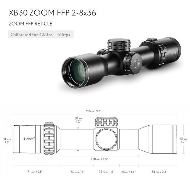 product variation XB30 Zoom FFP Reticle (425-465fps) image