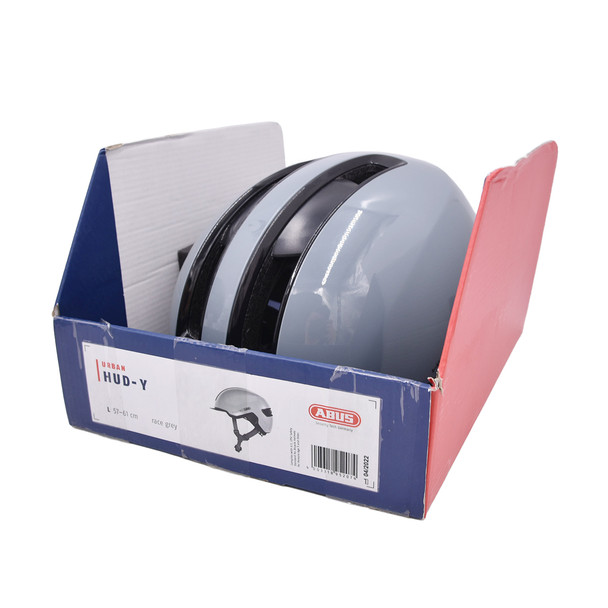 product variation Open Box (Great condition, limited use): ABUS HUD-Y Race Gray L 56-62cm Helmet (95207) image