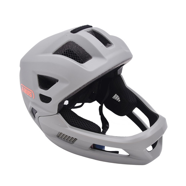 product variation Open Box (Great condition, limited use): ABUS Youth YouDrop FF Chalk Grey Helmet, Size S (98212) image