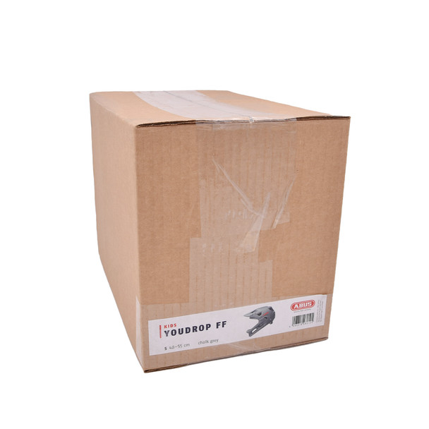 product variation Open Box (Great condition, limited use): ABUS Youth YouDrop FF Chalk Grey Helmet, Size S (98212) image