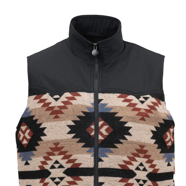 product variation OUTBACK TRADING Men's Blaze Black Vest (29917-BLK) image