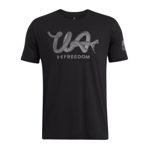 product variation UNDER ARMOUR Men's Freedom Military Black/Titan Gray T-Shirt (1389465-001) image