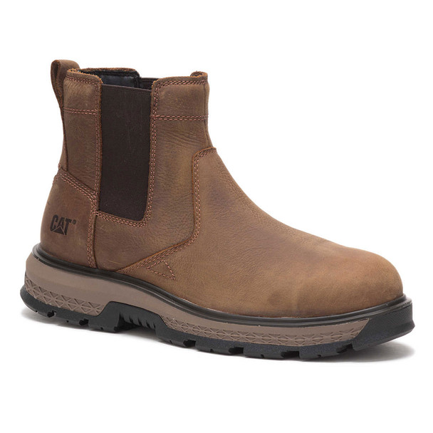 product variation CAT Men's Exposition Chelsea Alloy Toe Pyramid Work Boots (P91369) image