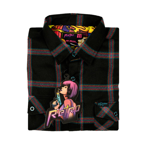 product variation RETRO RIFLE OG Mural Flannel Long Sleeve Shirt (51892991) image