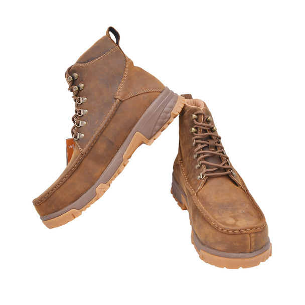 product variation Open Box (Great condition, limited use): TWISTED X Men's CellStretch Work, Color: Distressed Saddle, Size: 12, Width: M (MXCC001-12-M) image