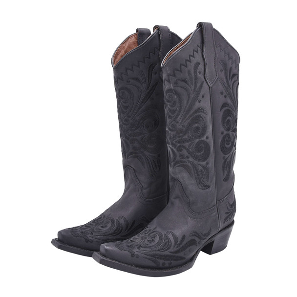 product variation Open Box (Great condition, limited use): CORRAL Ld Black Filigree, Size: 7, Width: M (L5433-M-7) image