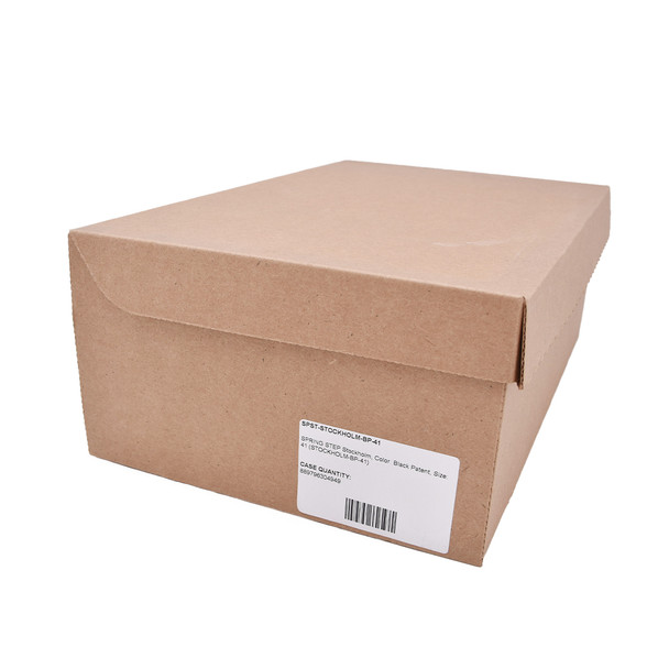 product variation Open Box (Great condition, limited use): SPRING STEP Stockholm, Color: Black Patent, Size: 41 (STOCKHOLM-BP-41) image